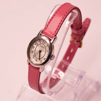 Oval Timex Cuero rosa para mujer reloj | Elegante Timex Relojes