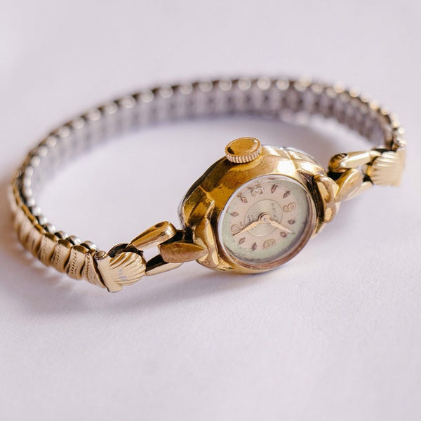 Rara de los años sesenta Stowa Parat mecánico reloj | Vintage chapado en oro reloj