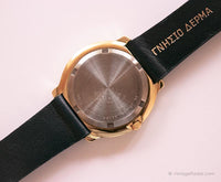 ADEC TRIBAL VINTAGE GOLD-TONE reloj | Cuarzo de marcado de champán reloj