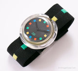 1993 swatch Pop PWK171 Desfile cuadrado reloj | Pop de los 90 swatch Antiguo