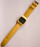 Yellow F-91W Casio Watch Retro Version | Vintage Alarm Chrono Watch