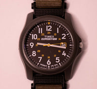 Militaire vintage des années 90 Timex Expédition indiglo montre