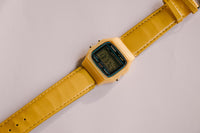 Gelbe F-91W Casio Uhr Retro -Version | Vintage Alarm Chrono Uhr
