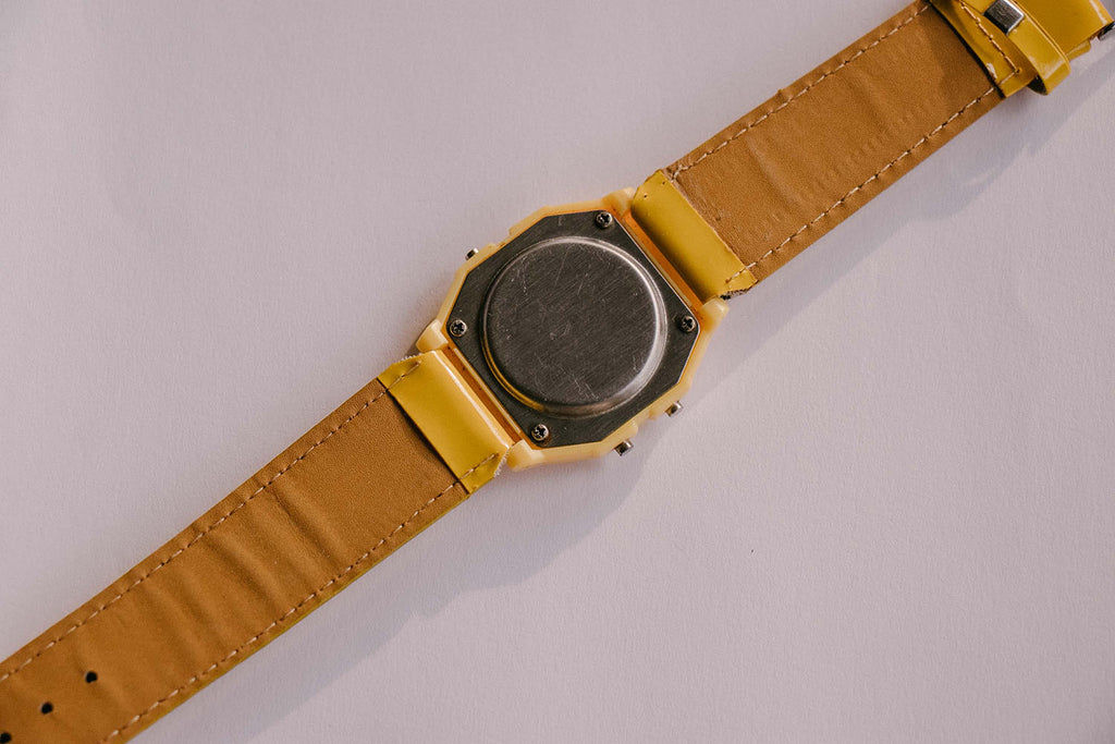 Yellow F-91W Casio Watch Retro Version | Vintage Alarm Chrono Watch ...