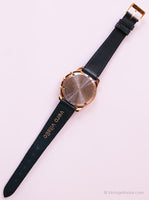 Rose-or adec par Citizen Chronograph montre | 35 mm noire montre