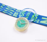 1992 Swatch POP PWK163 Sportpourri Watch | 90s الأزرق البوب Swatch كلاسيكي