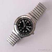 1997 Swatch YGS710 OUDATCHI Watch | Vintage Silver-tone Swatch Irony