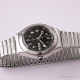 1997 Swatch YGS710 OUDATCHI Uhr | Vintage Silber-Ton Swatch Ironie