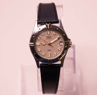 Dos tonos Timex reloj para mujeres | Vestido vintage de damas reloj