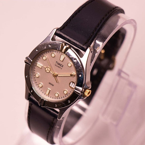 Deux tons Timex montre Pour les femmes | Robe vintage des dames montre