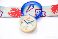 1991 swatch Pop pwk157 orologio coquillage con annata di cinturino originale