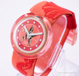 1993 swatch Pop pwk178 orologio da lampone | Pop a stelle rosse swatch