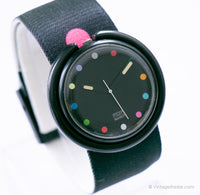 Swatch Pop PWBB109 RUSH HOUR Watch | 1980s Polka-dot Pop Swatch Vintage