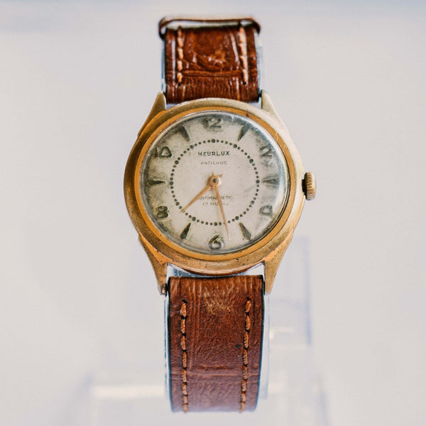 Heurlux 17 Jewels Mechanical Mens Watch | Vintage Mens Watches - Vintage Radar