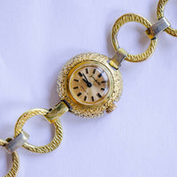 Glashutte 17 Rubis Mechanical Watch for Women | مشاهدة السيدات خمر