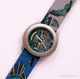 Life tribal coloré par ADEC montre | Adec vintage par Citizen Quartz montre