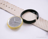 1990 Swatch POP PWBK129 Silversilk Watch | نادر التسعينات البوب Swatch راقب