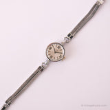 Clásico Timex Mecánico reloj para mujeres | Chapado cromado raro Timex reloj