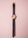 Vintage à deux tons Timex Date de quartz indiglo montre des années 90