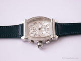 Charriol Columbus Chrono Tonneau orologio per uomini con cornice di diamanti