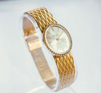Gold-Tone Geneva 17 Jewels Mechanical Watch | Luxury Ladies Watch