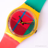 1985 McGregor GJ100 Swatch Uhr | Seltener 80er Jahre Vintage Swatch Uhr