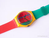 1985 MCGREGOR GJ100 Swatch Watch | Rare 80s Vintage Swatch Watch