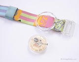 1992 Swatch Pop PWK155 COROLLA Watch | Ultra RARE 1990s Pop Swatch