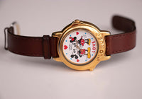Vintage Musical Lorus Mickey Mouse & Minnie Uhr | Lorus V421-0020 Z0