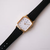 Q&Q Mechanical Vintage reloj para damas | Elegante reloj de pulsera de oro