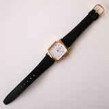 Orologio meccanico Vintage Q & Q per donne | Elegante orologio da polso tono in oro