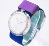 1989 Swatch Pop PWBW104 Blanc de Blanc Uhr | Seltener 80er -Jahre -Pop Swatch