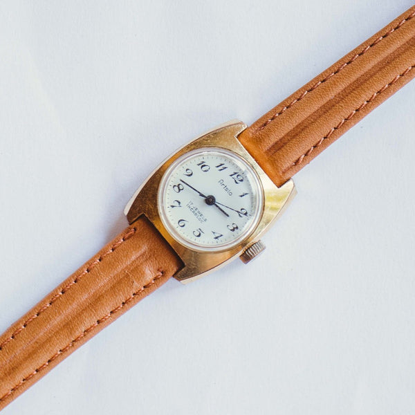 Pequeño tono de oro Aristo reloj Para damas | Relojes de regalo vintage para mujeres