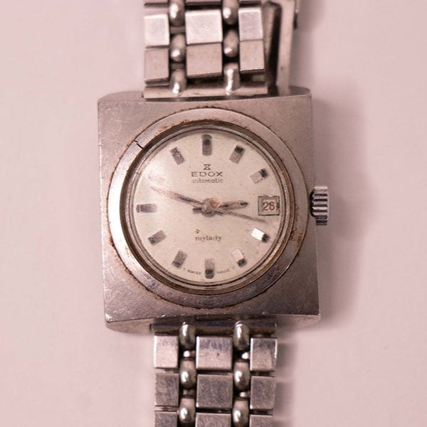 Edox My Lady Swiss Made Automatic Watch for Parts & Repair - NOT WORKING