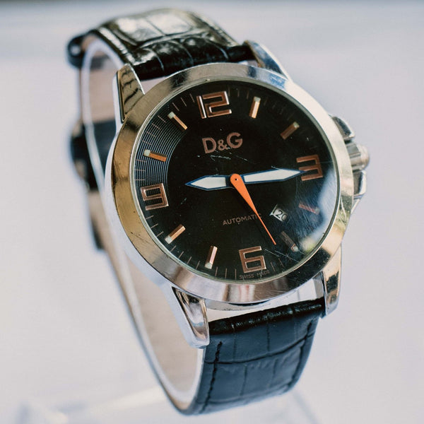 Orologio da uomo Dolce & Gabbana | Orologio automatico D&G di tono d'argento
