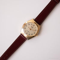 Vintage Gold-Tone SM Luxus Uhr | 17 Juwelen mechanisch Uhr