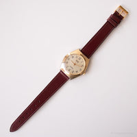 Vintage Gold-Tone SM Luxus Uhr | 17 Juwelen mechanisch Uhr