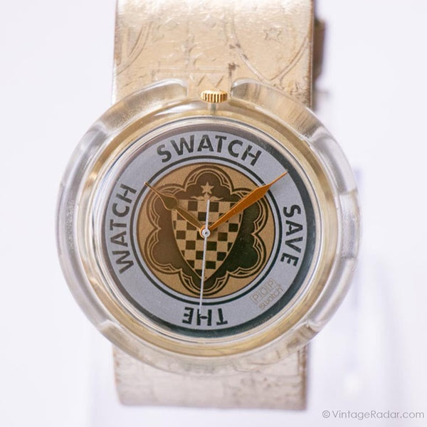 Swatch Pop PWK169 GUINEVERE Watch | 1991 Pop Swatch Save the Watch