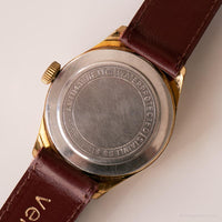 Jahrgang Kienzle Markierende mechanische Uhr | 70er Jahre seltenes Gold-Ton Uhr
