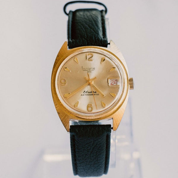 Longine 25 Electra Antimagnétique montre | Montre-bracelet mécanique vintage