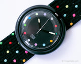 1989 Pop swatch Heure de pointe PWBB109 montre | Pop à pois des années 80 swatch