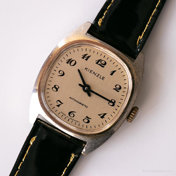 Vintage Kienzle Mechanical Watch | Silver-tone Rectangular Wristwatch