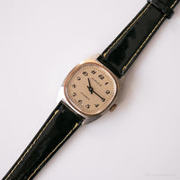 Jahrgang Kienzle Mechanisch Uhr | Silberton rechteckige Armbanduhr