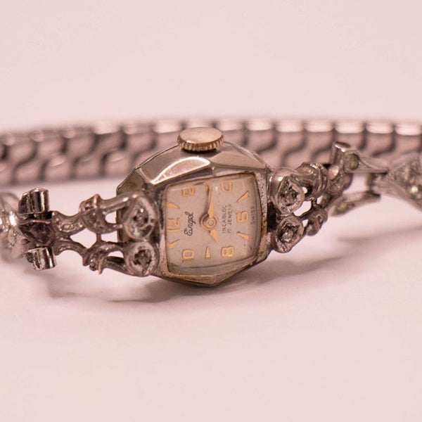 Engel Incabloc 17 Juwelen Schweizer Uhr Für Teile & Reparaturen - nicht funktionieren