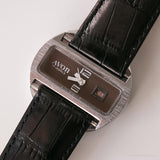 Vintage Avon 17 Jewels Mechanical Watch | Red Dial Rectangular Watch