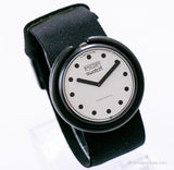 1987 Swatch Pop pwbb001 jet black orologio | Raro pop degli anni '80 Swatch