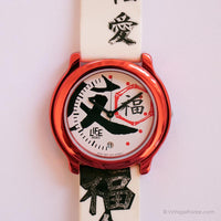 Vida en blanco y negro vintage de Adec reloj | Cuarzo de Japón reloj por Citizen