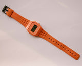 Orange Casio F-91W Alarm Chronograph WR Quarz Uhr