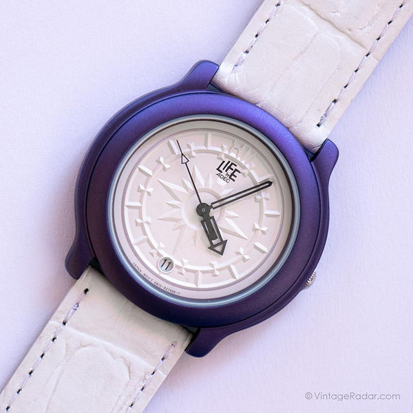 Vie blanche vintage vie par adec montre | Citizen Quartz au Japon montre
