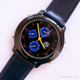 Vintage Black Chrono Life de Adec reloj | Citizen Chronograph reloj